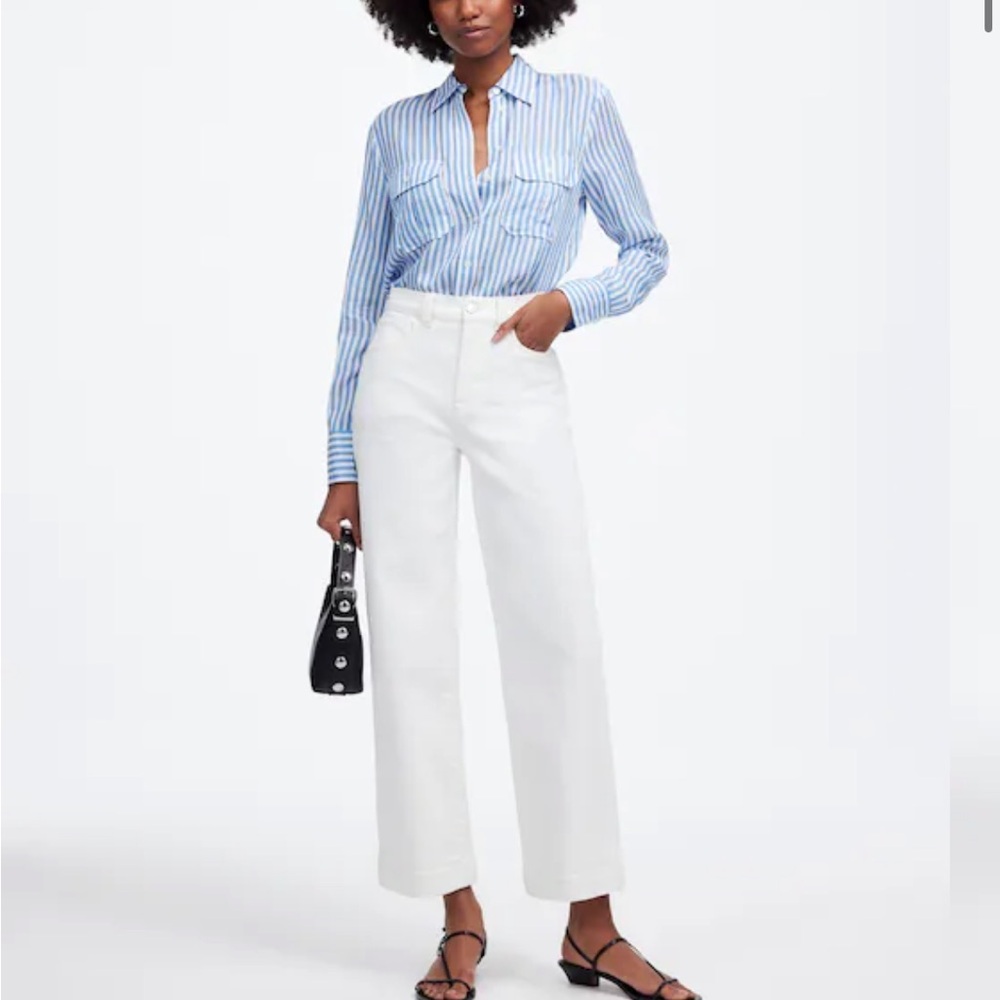 Madewell The Perfect Vintage Wide-Leg Crop Jean